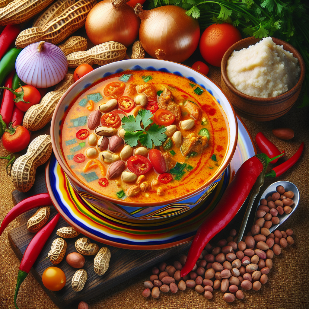 Nationalgericht Kamerun: Groundnut Soup (Rezept)