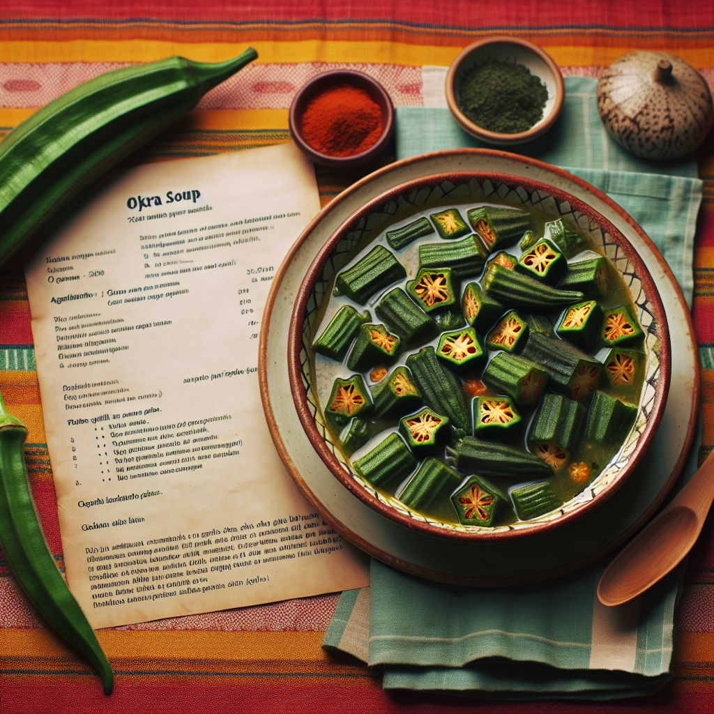 Nationalgericht Kamerun: Okra Soup (Rezept)