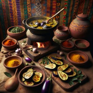 Nationalgericht Kenia: Eggplant Curry (Rezept)
