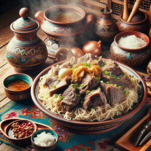 Nationalgericht Kirgistan: Besh Barmak (Rezept)