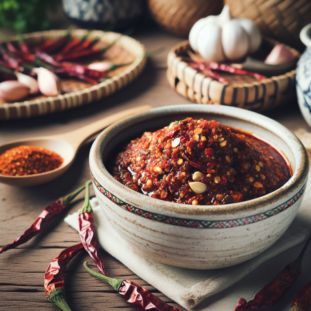 Nationalgericht Laos: Jeow Bong (Rezept)