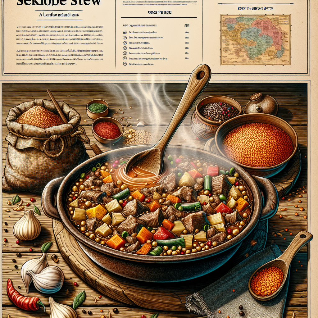 Nationalgericht Lesotho: Sekhobe stew (Rezept)