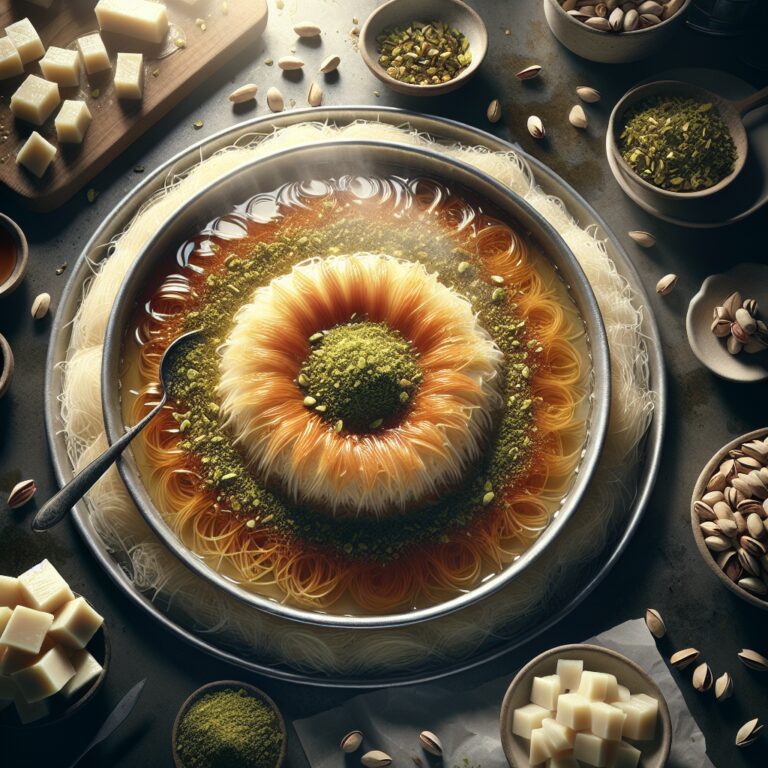 Knafeh – Nationalgericht aus Libanon