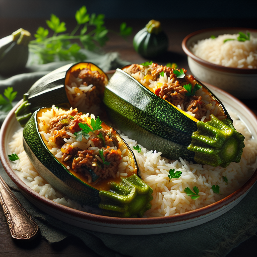 Nationalgericht Libanon: Kousa Mahshi bil Riz (Rezept)