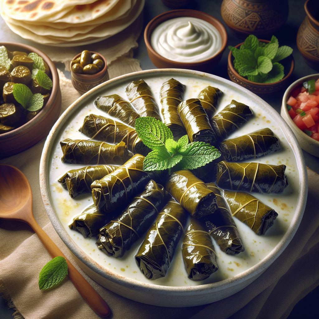 Nationalgericht Libanon: Warak Enab bil Laban (Rezept)