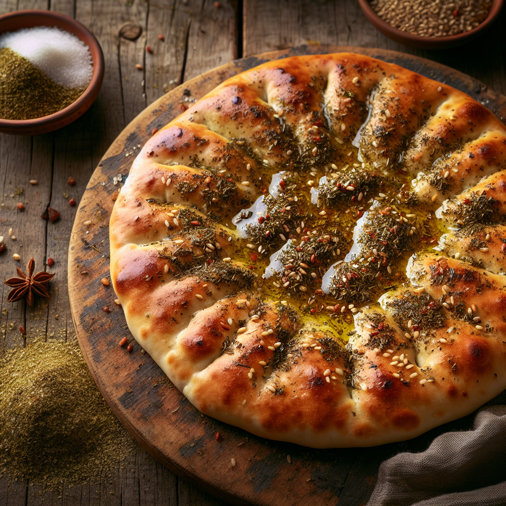 Nationalgericht Libanon: Zaatar Manakish (Rezept)