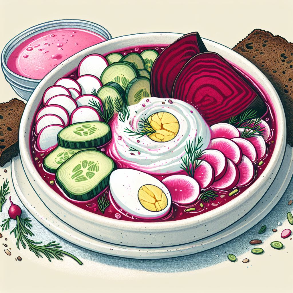 Nationalgericht Litauen: Šaltibarščiai (Rezept)