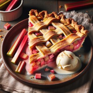 Nationalgericht Litauen: #Rabarbarų pyragas# (Rezept)