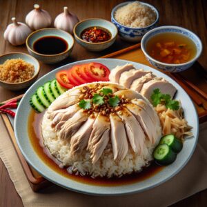 Nationalgericht Malaysia: #Hainanese Chicken Rice# (Rezept)
