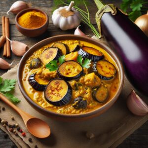 Nationalgericht Mauritius: Aubergine Curry (Rezept)
