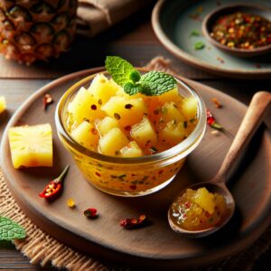 Nationalgericht Mauritius: #Pineapple Chutney# (Rezept)