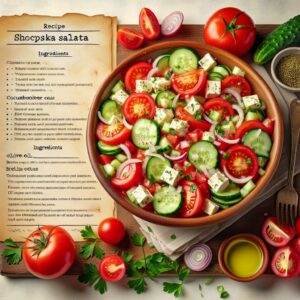 Nationalgericht Mazedonien: Shopska Salata (Rezept)