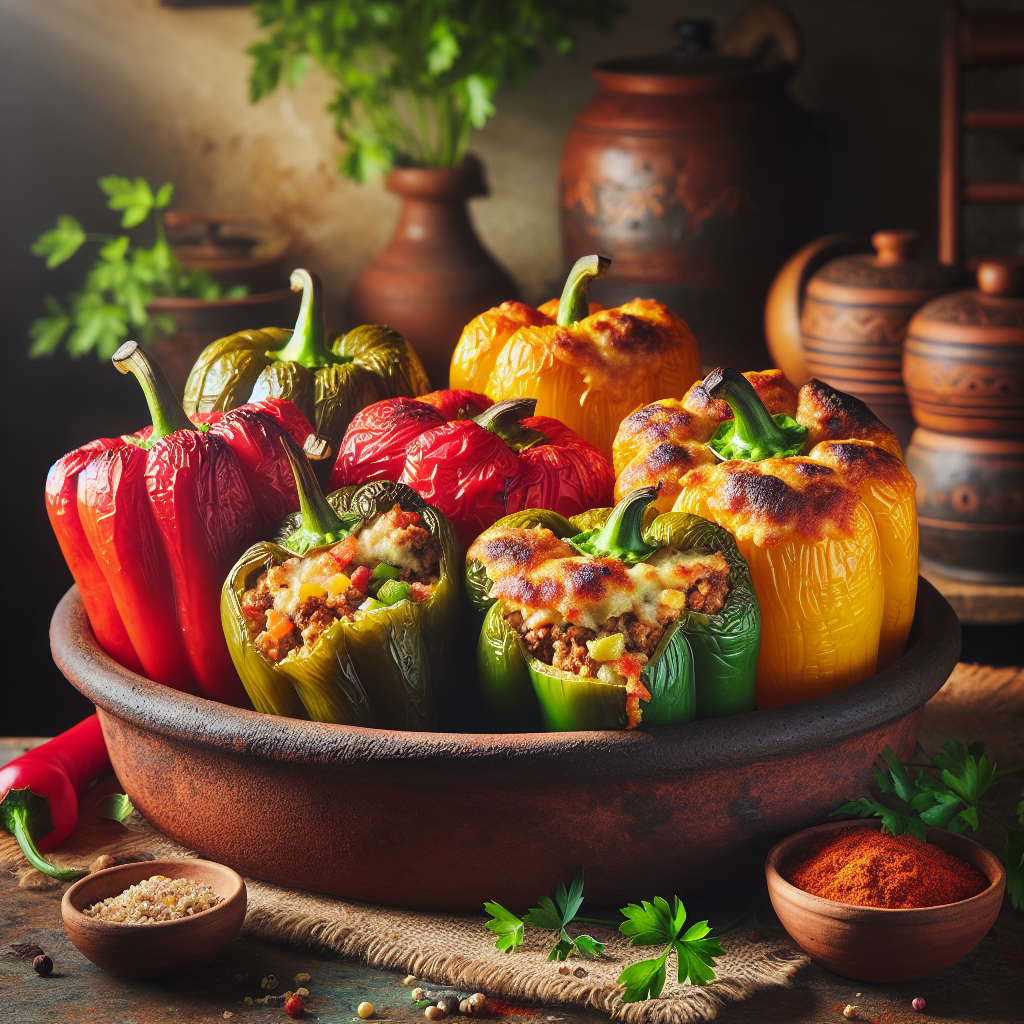Nationalgericht Mazedonien: Zapečena Paprika (Rezept)