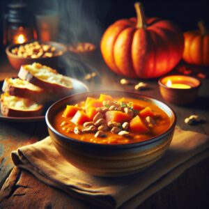 Nationalgericht Namibia: #Pumpkin and Peanut Stew# (Rezept)