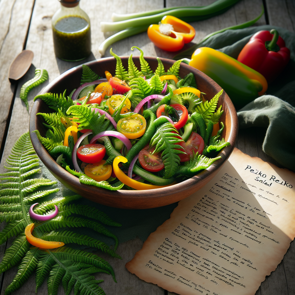 Nationalgericht Neuseeland: Piko Piko Salad (Rezept)