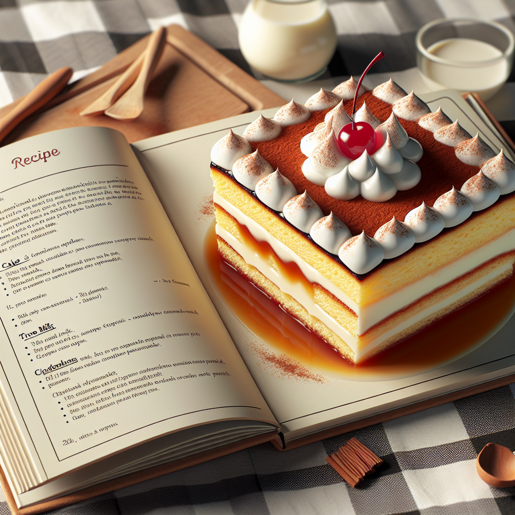 Nationalgericht Nicaragua: Tres Leches Kuchen (Rezept)