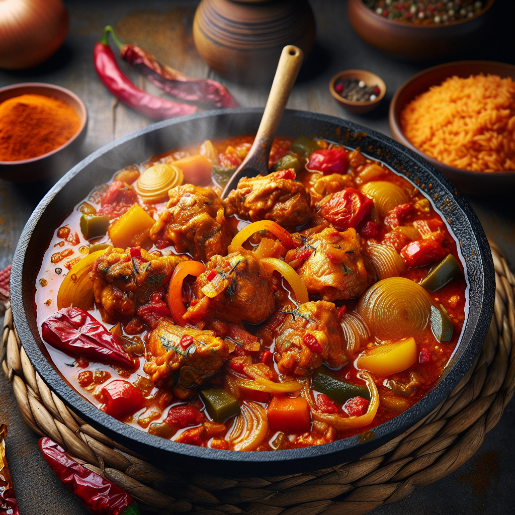 Nationalgericht Nigeria: Nigerian Chicken Stew (Rezept)