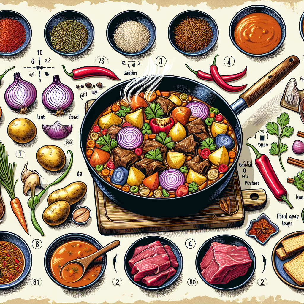 Nationalgericht Pakistan: Aloo Gosht (Rezept)