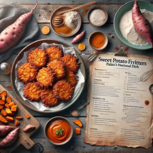 Nationalgericht Palau: Sweet Potato Fritters (Rezept)