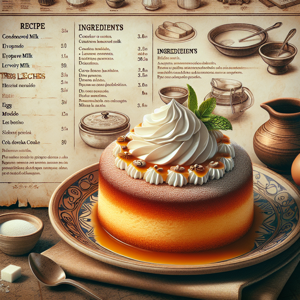 Nationalgericht Panama: Postre de Tres Leches (Rezept)