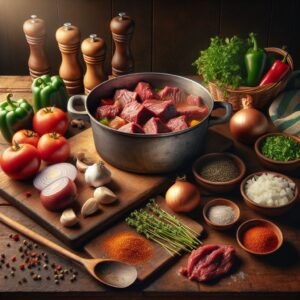 Nationalgericht Paraguay: Guiso de carne (Rezept)