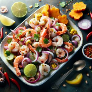 Nationalgericht Peru: #Ceviche Mixto# (Rezept)