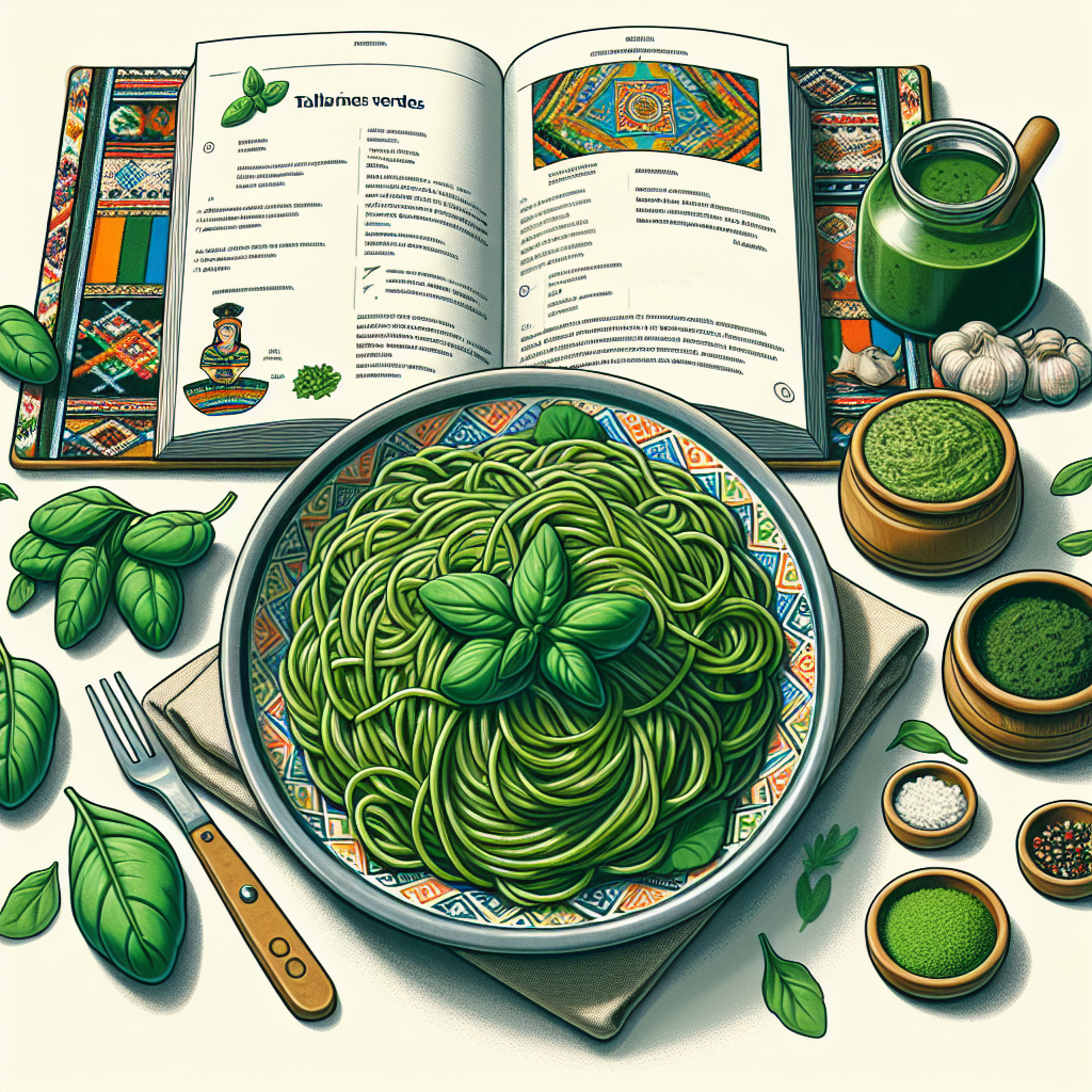 Nationalgericht Peru: Tallarines Verdes (Rezept)