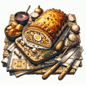Nationalgericht Polen: Kulebiak (Rezept)