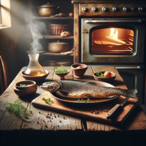 Nationalgericht Polen: Pstrąg z pieca (Rezept)