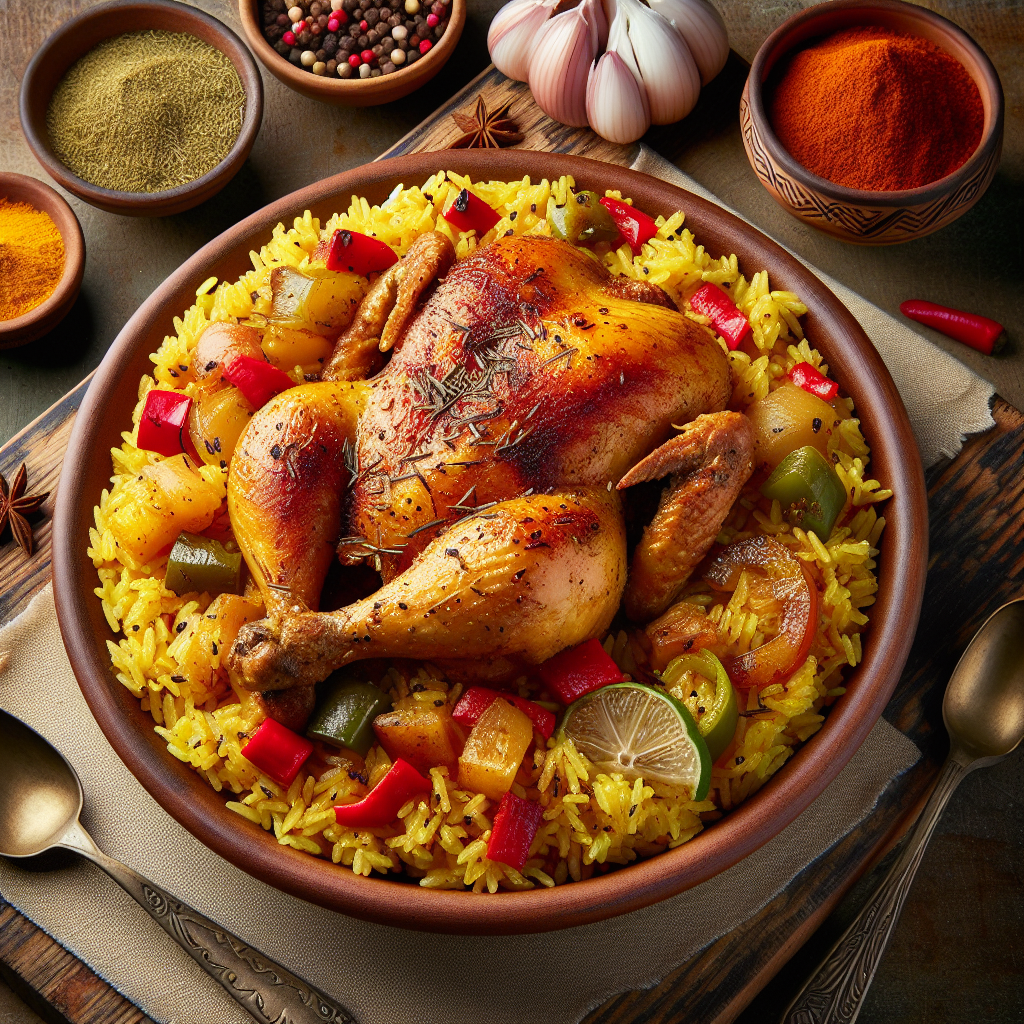 Nationalgericht Äquatorialguinea: Arroz con Pollo (Rezept)