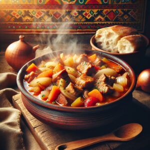 Nationalgericht Rumänien: Gulaș de porc (Rezept)