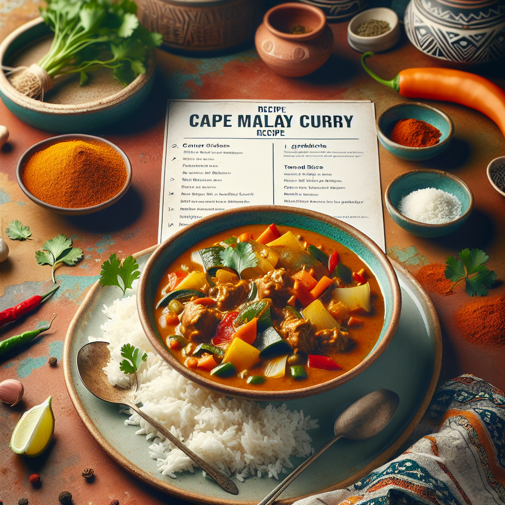 Nationalgericht Südafrika: Cape Malay Curry (Rezept)