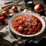 Nationalgericht Südafrika: #Tomato and Onion Bredie# (Rezept)