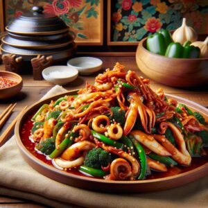 Nationalgericht Südkorea: Ojingeo Bokkeum (Rezept)