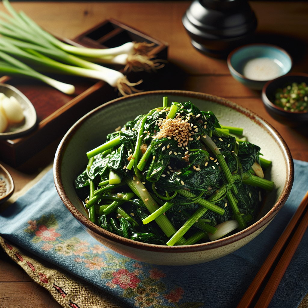 Nationalgericht Südkorea: Sigeumchi Namul (Rezept)