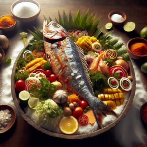 Nationalgericht São Tomé und Príncipe: Peixe em Cama de Sal (Rezept)