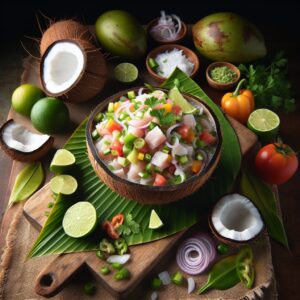 Nationalgericht Salomonen: Coconut Ceviche (Rezept)