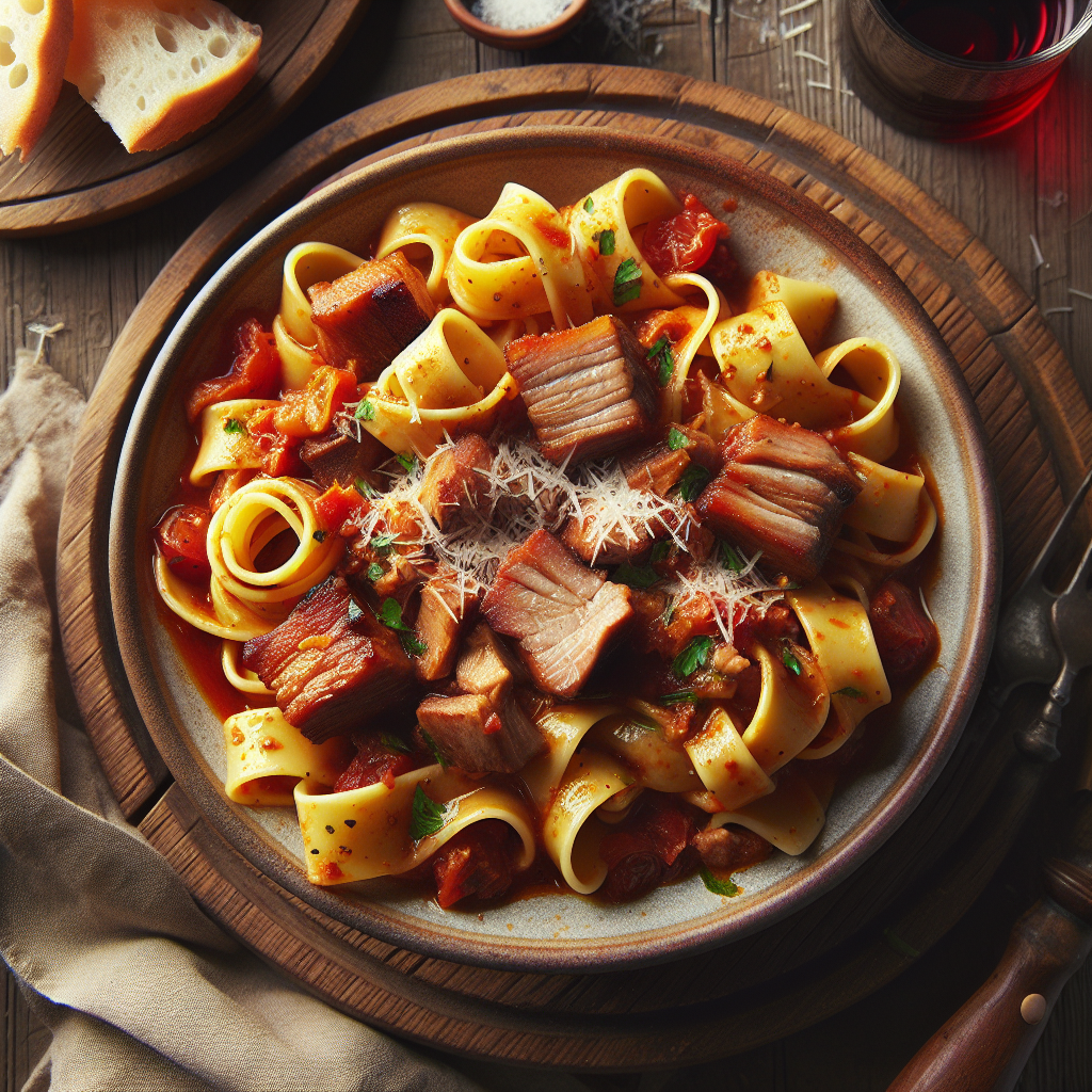 Nationalgericht San Marino: Pappardelle al Cinghiale (Rezept)