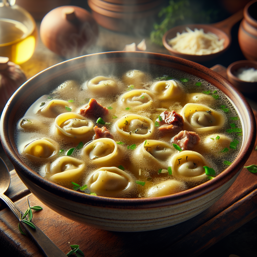 Nationalgericht San Marino: Tortellini in Brodo (Rezept)