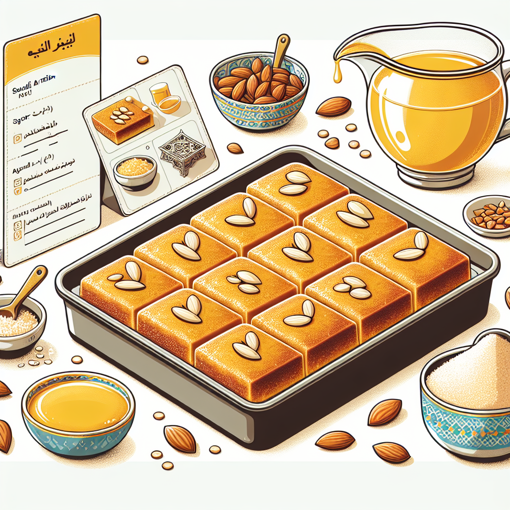 Nationalgericht Saudi-Arabien: Basbousa (Rezept)