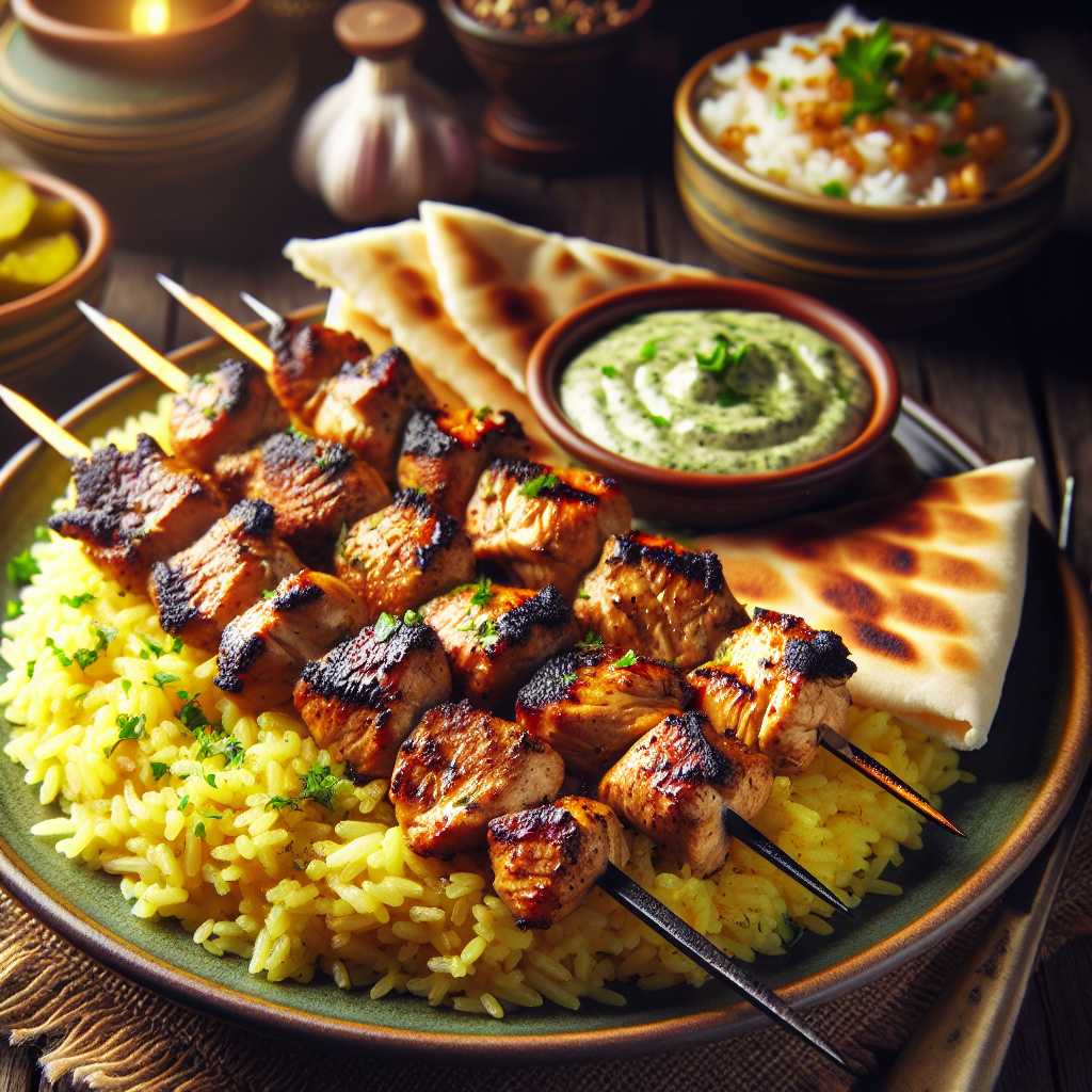 Nationalgericht Saudi-Arabien: Shish Tawook (Rezept)