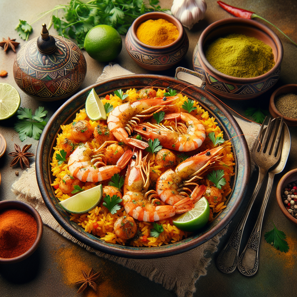 Nationalgericht Saudi-Arabien: Shrimp Kabsa (Rezept)