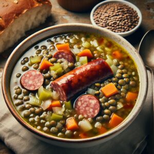 Nationalgericht Schweiz: #Linsensuppe#