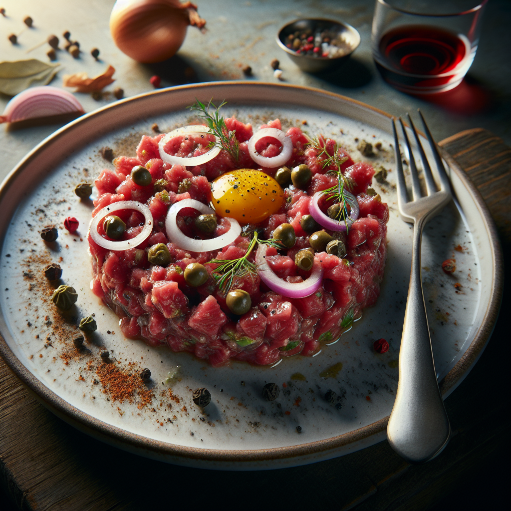 Nationalgericht Serbien: Tatar biftek (Rezept) (Rezept)