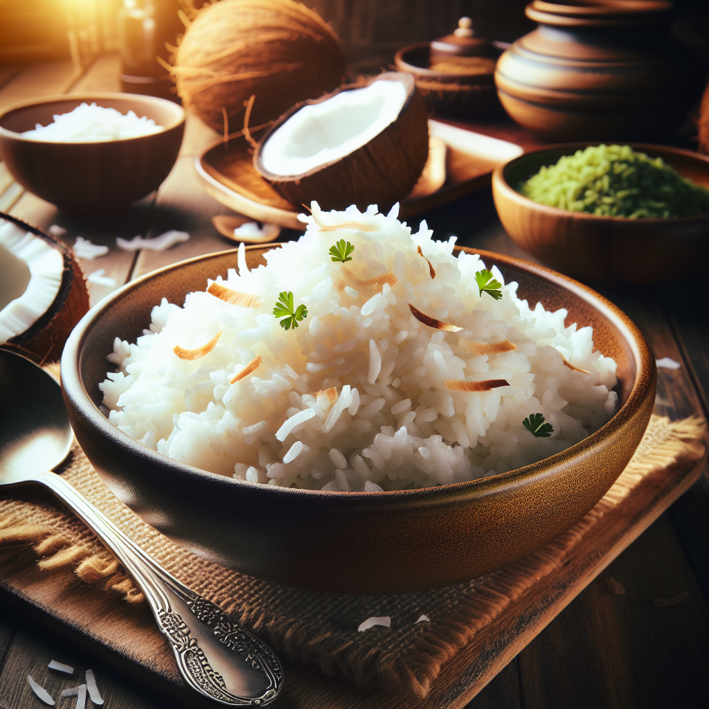 Nationalgericht Seychellen: Coconut Rice (Rezept)