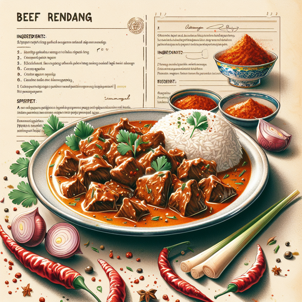 Nationalgericht Singapur: Beef Rendang (Rezept)