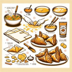 Nationalgericht Singapur: Curry Puff (Rezept)