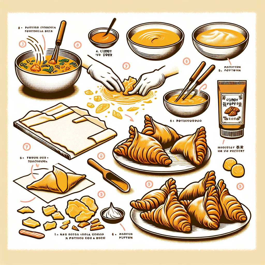 Nationalgericht Singapur: Curry Puff (Rezept)