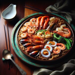 Nationalgericht Singapur: #Seafood Hor Fun# (Rezept)