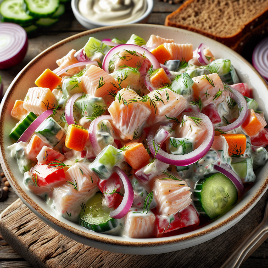 Nationalgericht Slowakei: Rybí Šalát (Rezept)